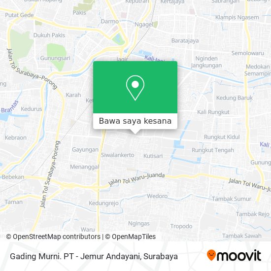 Peta Gading Murni. PT - Jemur Andayani