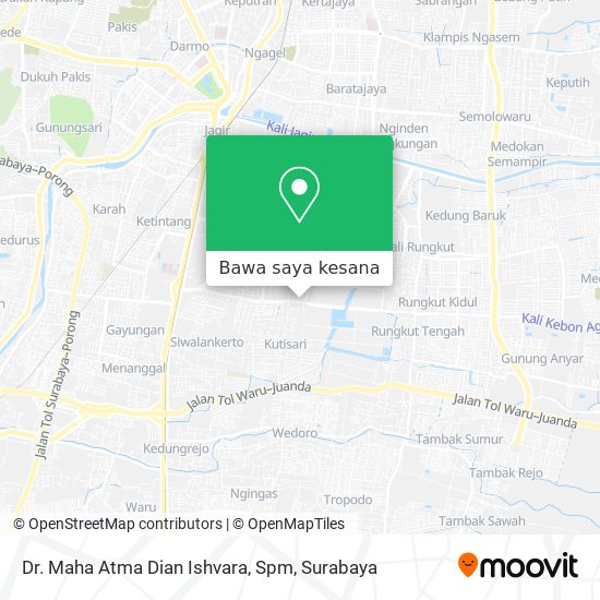 Peta Dr. Maha Atma Dian Ishvara, Spm