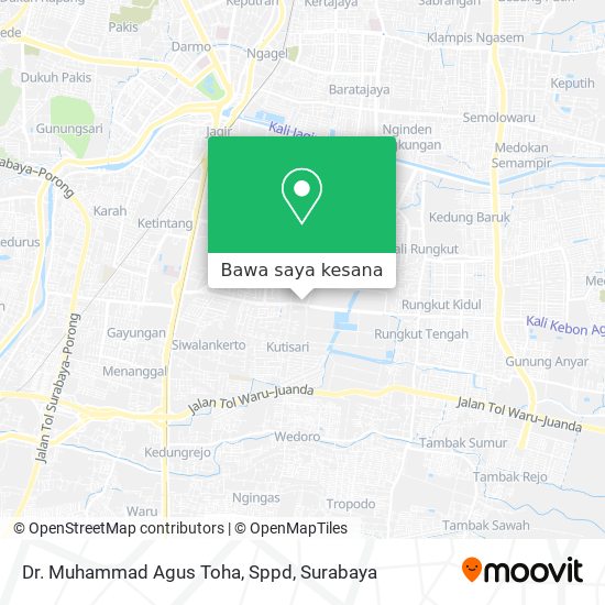 Peta Dr. Muhammad Agus Toha, Sppd