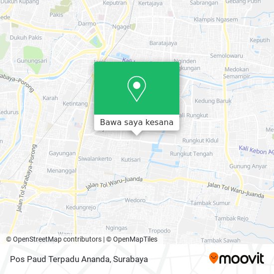 Peta Pos Paud Terpadu Ananda