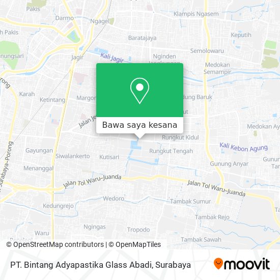 Peta PT. Bintang Adyapastika Glass Abadi