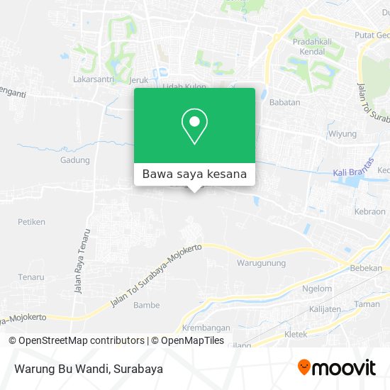 Peta Warung Bu Wandi