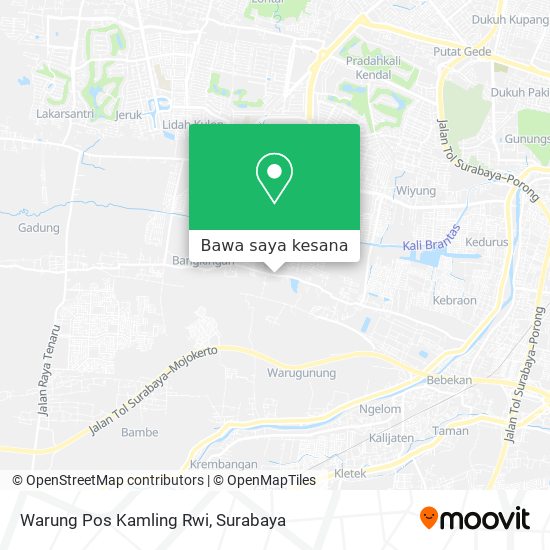 Peta Warung Pos Kamling Rwi