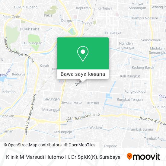 Peta Klinik M Marsudi Hutomo H. Dr SpKK