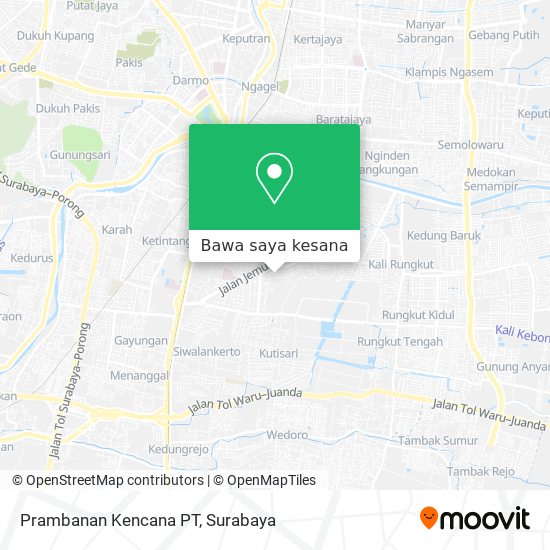 Peta Prambanan Kencana PT