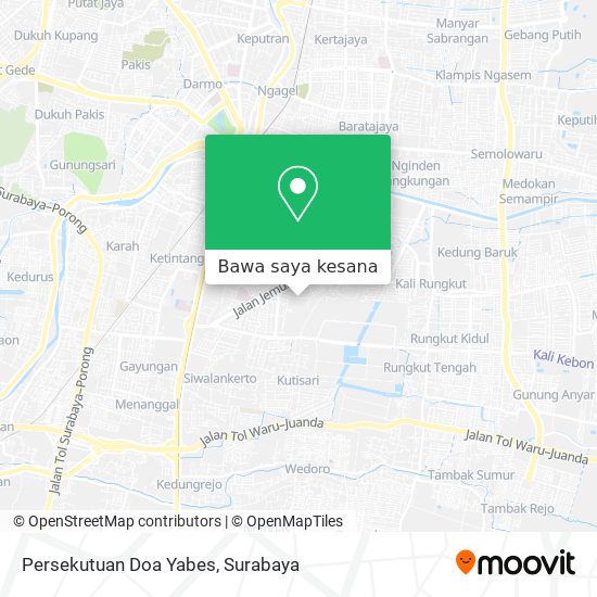 Peta Persekutuan Doa Yabes