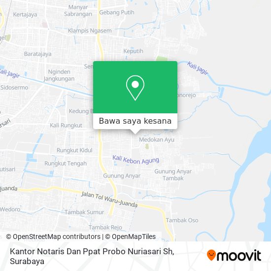 Peta Kantor Notaris Dan Ppat Probo Nuriasari Sh