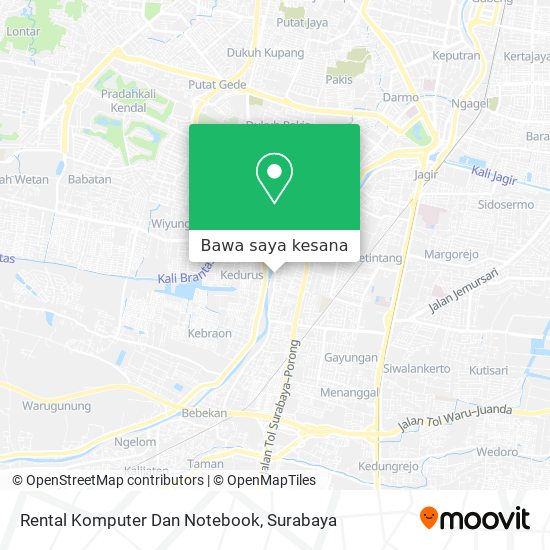 Peta Rental Komputer Dan Notebook