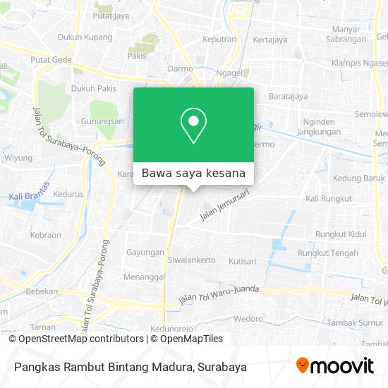 Peta Pangkas Rambut Bintang Madura