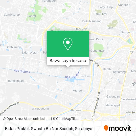 Peta Bidan Praktik Swasta Bu Nur Saadah