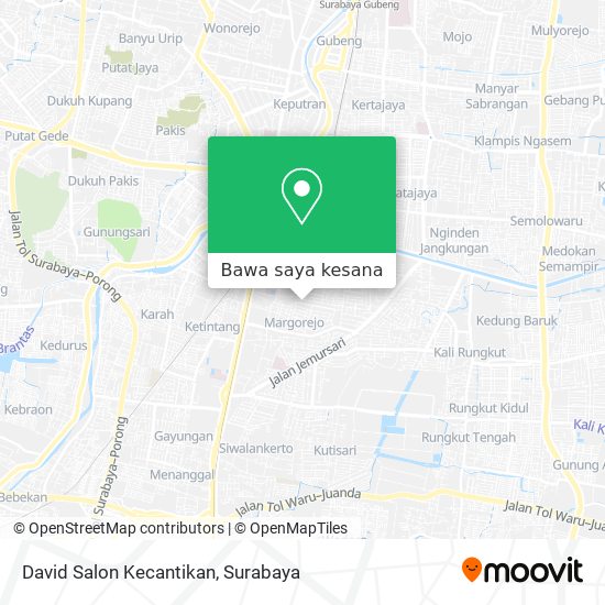 Peta David Salon Kecantikan