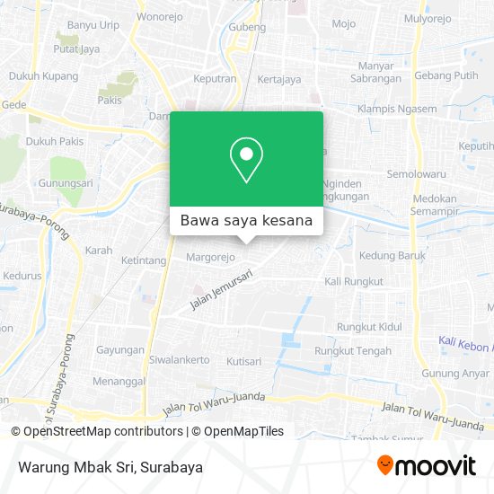 Peta Warung Mbak Sri