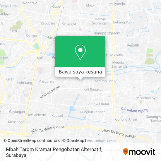 Peta Mbah Tarom Kramat Pengobatan Alternatif