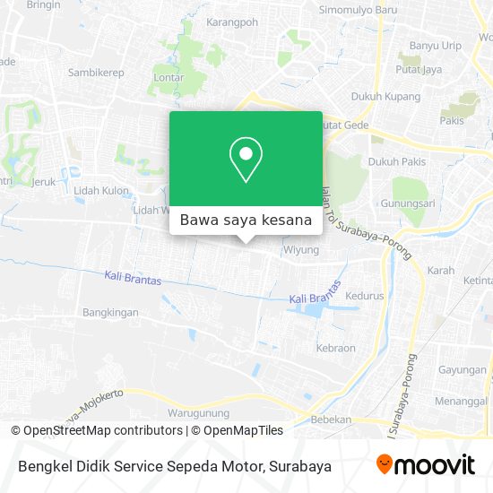 Peta Bengkel Didik Service Sepeda Motor