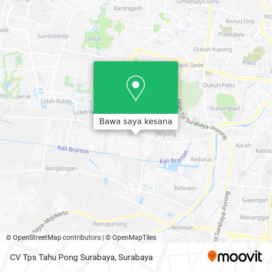 Peta CV Tps Tahu Pong Surabaya