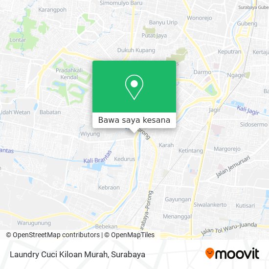 Peta Laundry Cuci Kiloan Murah