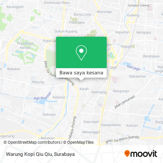 Peta Warung Kopi Qiu Qiu