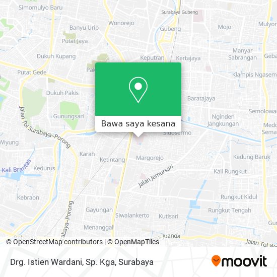 Peta Drg. Istien Wardani, Sp. Kga