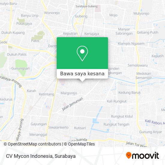 Peta CV Mycon Indonesia