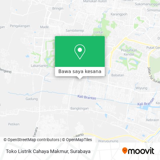 Peta Toko Listrik Cahaya Makmur