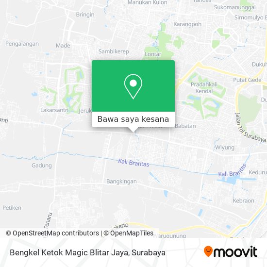 Peta Bengkel Ketok Magic Blitar Jaya