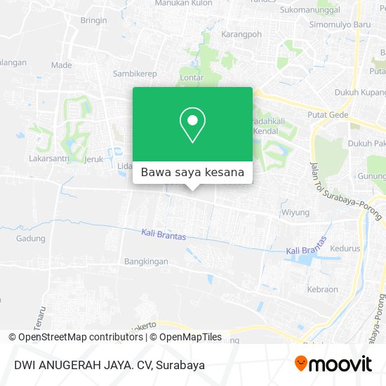 Peta DWI ANUGERAH JAYA. CV