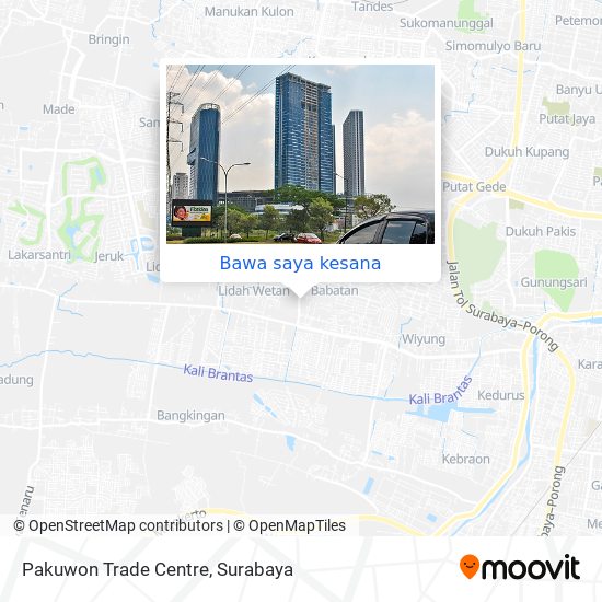 Peta Pakuwon Trade Centre