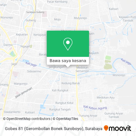 Peta Gobes 81 (Gerombollan Bonek Suroboyo)