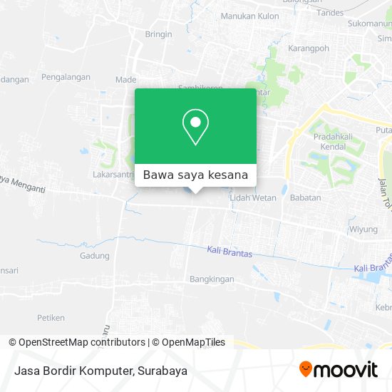 Peta Jasa Bordir Komputer