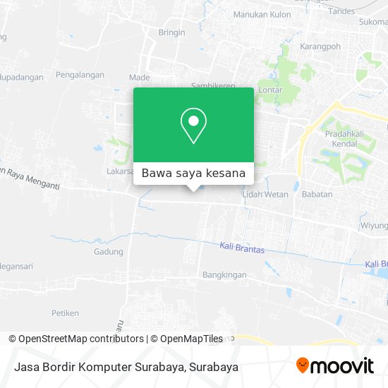 Peta Jasa Bordir Komputer Surabaya