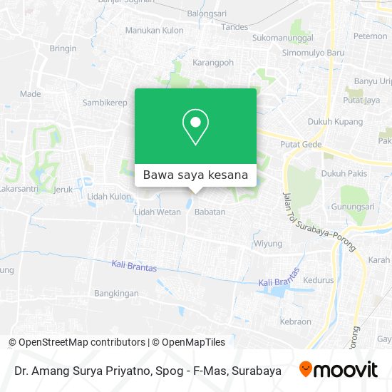 Peta Dr. Amang Surya Priyatno, Spog - F-Mas