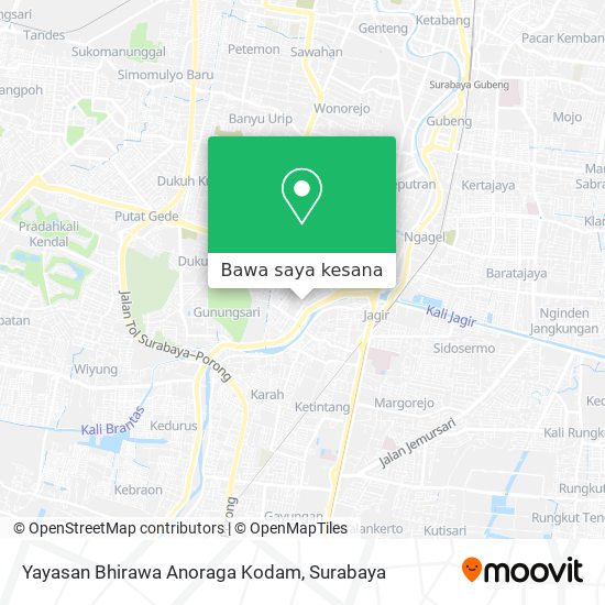 Peta Yayasan Bhirawa Anoraga Kodam