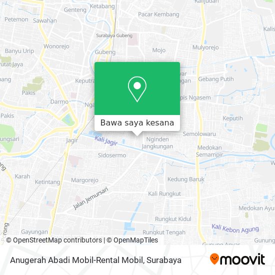 Peta Anugerah Abadi Mobil-Rental Mobil