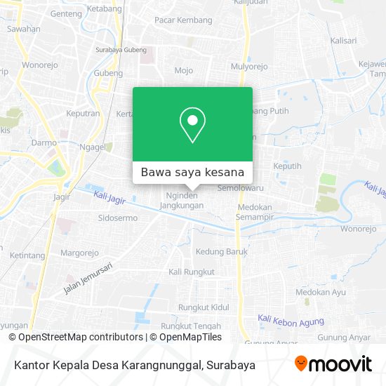 Peta Kantor Kepala Desa Karangnunggal