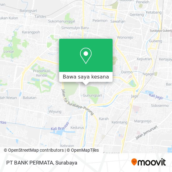 Peta PT BANK PERMATA