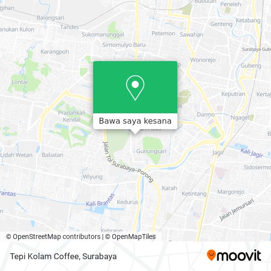 Peta Tepi Kolam Coffee