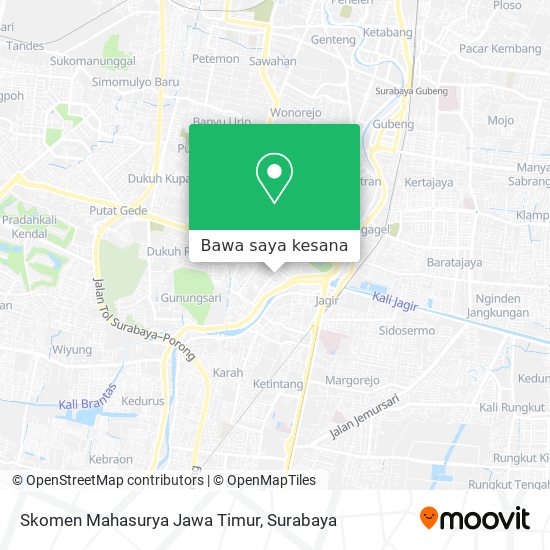 Peta Skomen Mahasurya Jawa Timur