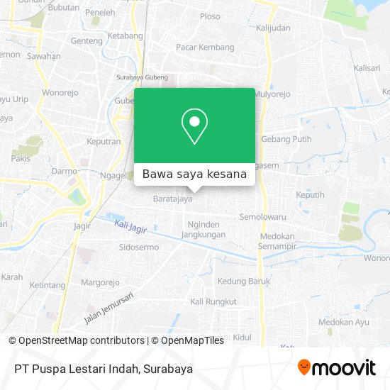 Peta PT Puspa Lestari Indah