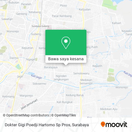 Peta Dokter Gigi Poedji Hartomo Sp Pros