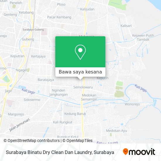 Peta Surabaya Binatu Dry Clean Dan Laundry