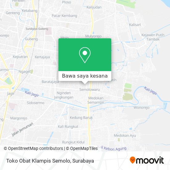 Peta Toko Obat Klampis Semolo