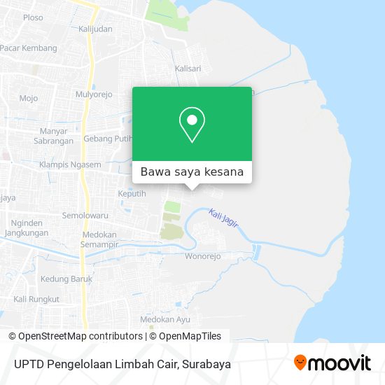 Peta UPTD Pengelolaan Limbah Cair