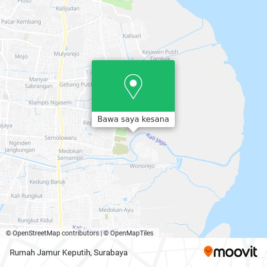Peta Rumah Jamur Keputih