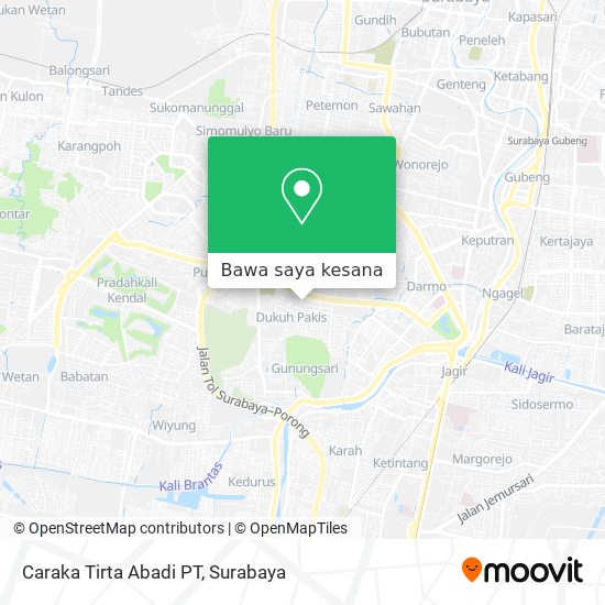 Peta Caraka Tirta Abadi PT