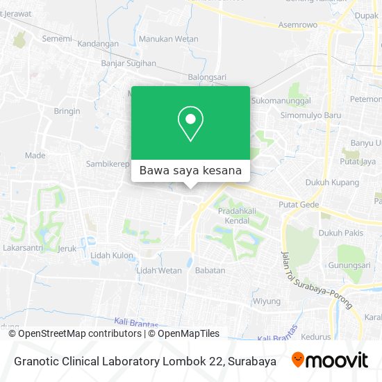 Peta Granotic Clinical Laboratory Lombok 22