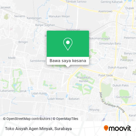 Peta Toko Aisyah Agen Minyak