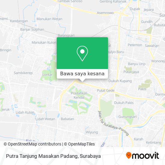 Peta Putra Tanjung Masakan Padang