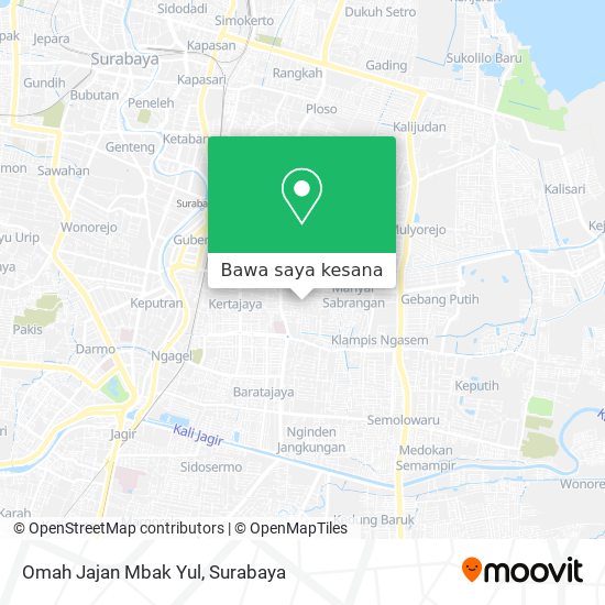 Peta Omah Jajan Mbak Yul