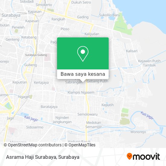 Peta Asrama Haji Surabaya