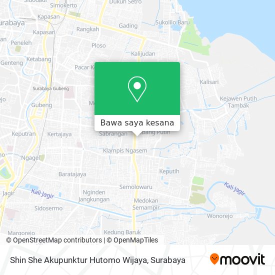 Peta Shin She Akupunktur Hutomo Wijaya
